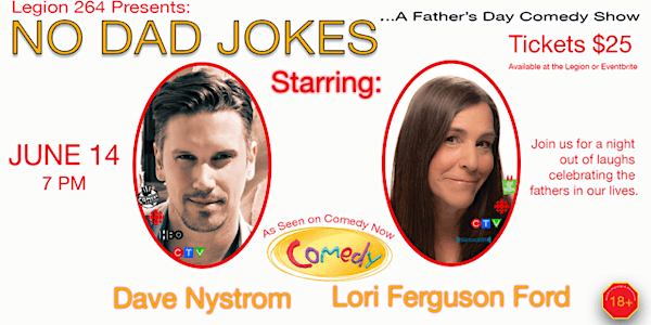Fathers Day Comedy Night Featuring Dave Nystrom and Lori Ferguson Ford