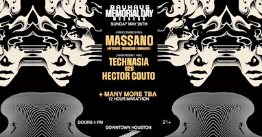 MEMORIAL DAY SUNDAY feat. Massano, Technasia & Hector Couto primary image