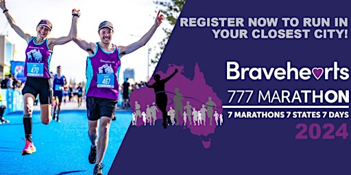Primaire afbeelding van Gold Coast Bravehearts 777 Marathon 2024