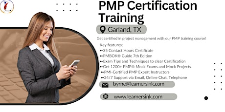 PMP Exam Certification Classroom Training Course in Garland, TX