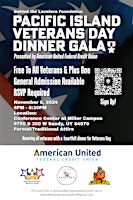 Hauptbild für Pacific Island Veterans Day Dinner Gala