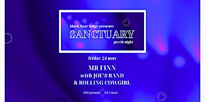 Primaire afbeelding van Sanctuary Psych Night | Mr Finn, Joe's Band, Rolling Cowgirl