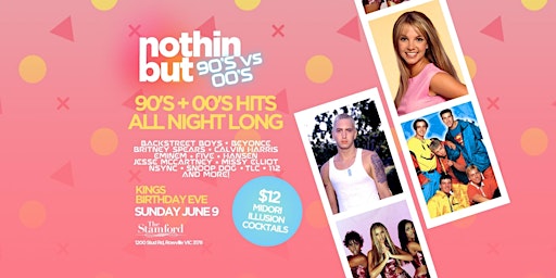 Imagem principal do evento Nothin But Presents 90's VS 00's at Stamford Inn, Rowville!