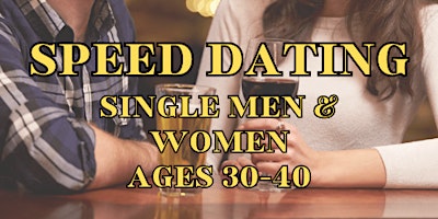 Imagem principal do evento NYC Speed Dating for Single Men & Women | Ages 30-40