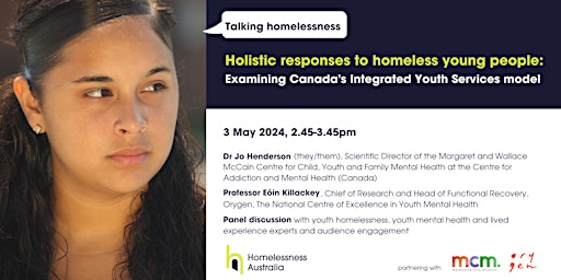Imagem principal do evento Holistic responses to homeless young people