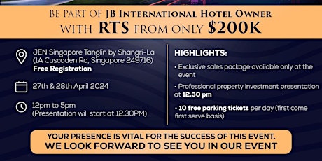 Embark on a Voyage to Wealth: JB City Center Hotel/Property Investment
