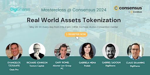 Primaire afbeelding van Masterclass: Real World Assets Tokenization