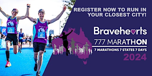 Immagine principale di Launceston Bravehearts 777 Marathon 2024 