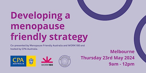 Imagem principal do evento Develop a Menopause Friendly Strategy | Melbourne