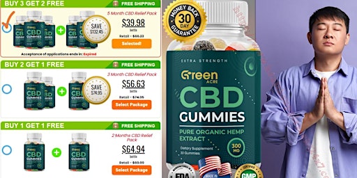 Primaire afbeelding van Green Acre CBD Gummies (FRESH 2024 UPDATE!) #1 Green Acre CBD  Pain Relief Supplement!