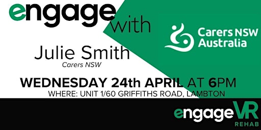 Imagem principal do evento 'Engage With' Carers NSW
