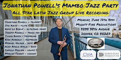 Hauptbild für Jonathan Powell's Mambo Jazz Party - Live Recording Session  8pm