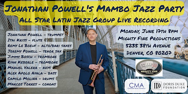 Jonathan Powell's Mambo Jazz Party - Live Recording Session  8pm