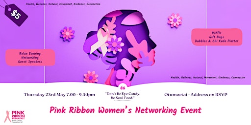 Image principale de Pink Ribbon Women's Networking Event