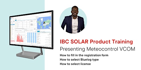 IBC Solar - Product Training Presenting Meteocontrol VCOM Basics