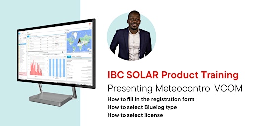 IBC Solar - Product Training Presenting Meteocontrol VCOM Basics  primärbild