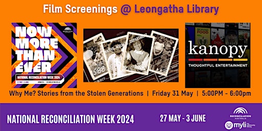 Hauptbild für National Reconciliation Week Film Series @ Leongatha Library
