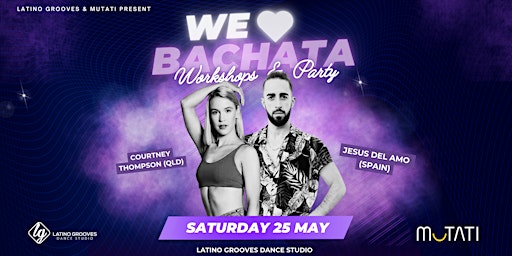 Primaire afbeelding van WE LOVE BACHATA - Workshops & Party