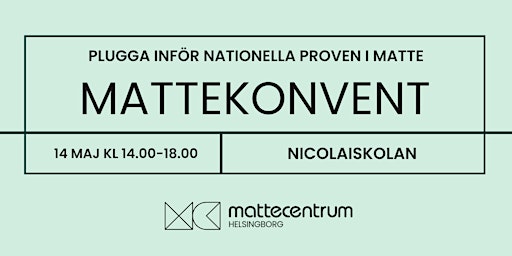 Imagem principal do evento Mattekonvent VT24 - Helsingborg