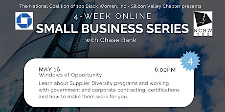 Week 4: NCBW-SVC Small Business Series with Chase Bank