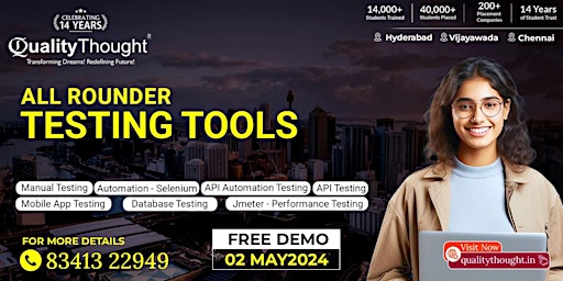 Imagem principal do evento All Rounder Testing Tools Free Demo