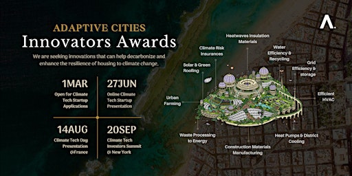 Hauptbild für Climate Tech Startup Presentation - Adaptive Cities Innovations Awards