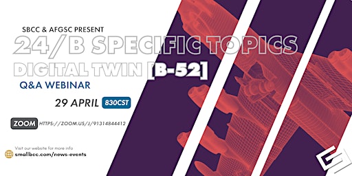 Imagen principal de 24/B Specific Topics Q&A Webinar: Digital Twin [B-52]