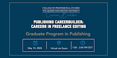 Image principale de Publishing CareerBuilder: Careers in Freelance Editing