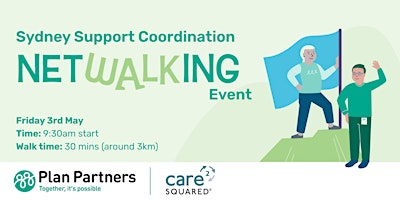 Primaire afbeelding van Plan Partners X Care Squared Netwalking Event – Sydney