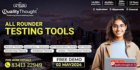 All Rounder Testing Tools Free Demo On 02nd May
