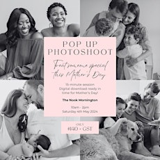 Mother's Day Pop Up Photoshoot