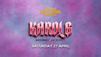 Imagen principal de La Cueva Superclub Saturdays | SYDNEY | SAT 27 APR | KAROL G TRIBUTE