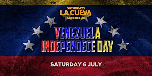 Imagen principal de La Cueva Superclub Saturdays | SYDNEY | SAT 06 JUL | VENEZUELA INDEPENDENCE