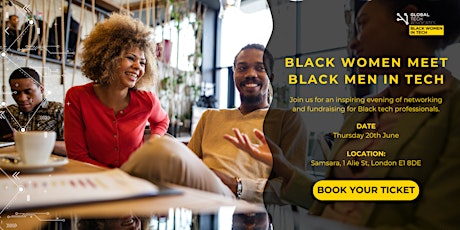 Imagem principal do evento Tech & Connect Summer Party: Black Women Meet Black Men in Tech