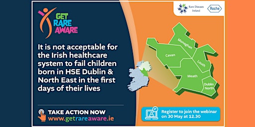 Primaire afbeelding van Get Rare Aware briefing - HSE Dublin and North East