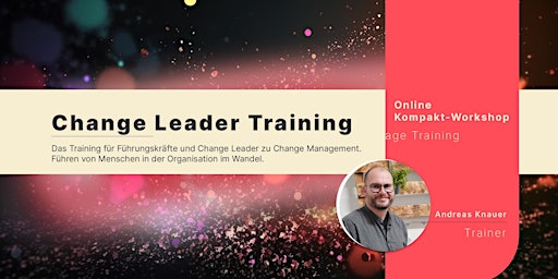 Hauptbild für Change Leader Training (online)