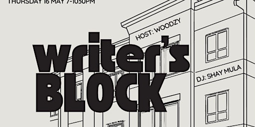 Imagem principal do evento Writer’s Block - Open Mic