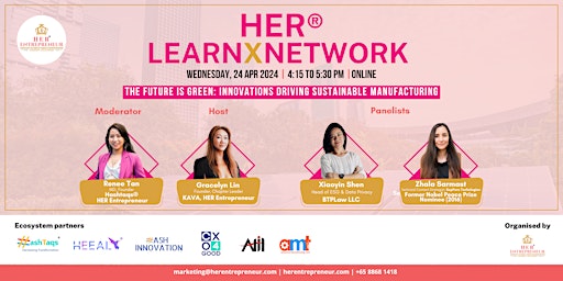 Imagen principal de HER Entrepreneur LXN - Innovations Driving Sustainable Manufacturing