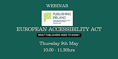 European Accessibility Act, What Publishers need to know!