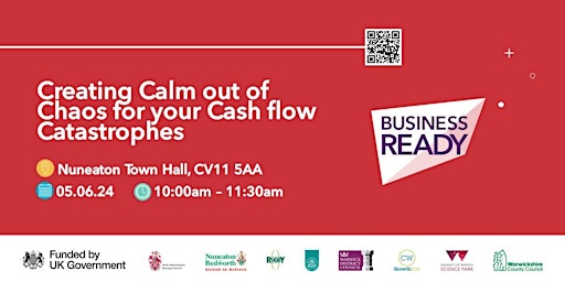 Imagem principal do evento Creating Calm out of Chaos  for your Cash flow Catastrophes