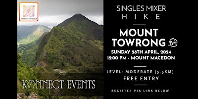 Imagem principal do evento Singles Mixer Hike (Mount Towrong) - Mid 20s to 30s