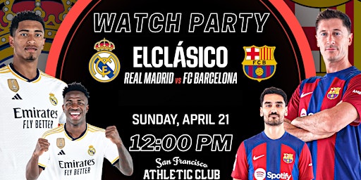 Imagem principal do evento EL CLASICO: FC BARCELONA vs REAL MADRID