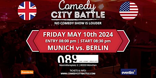 Comedy City Battle Munich -Berlin primary image