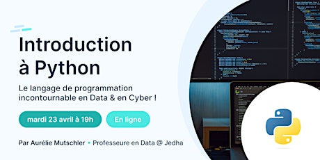 Workshop : Introduction à Python - mar. 23 avril