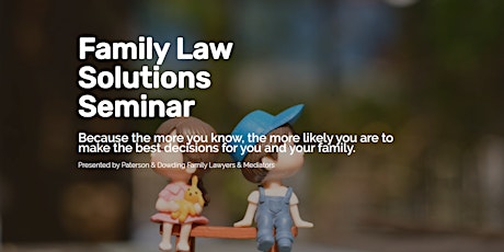Family Law Solutions Seminar Perth primary image
