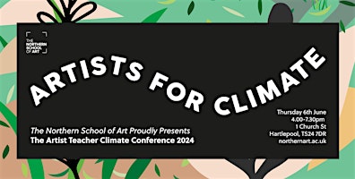 Imagem principal do evento Artists for Climate 2024 - The Artist Teacher Climate Conference