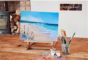 Primaire afbeelding van ' Summer Beach' Painting workshop @Chirpy, Leeds - all abilities