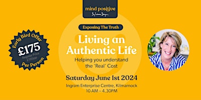 Imagem principal do evento Understanding the ‘Real’ Cost to Living an Authentic Life