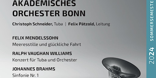 Imagem principal do evento Sinfoniekonzert des Akademischen Orchesters Bonn