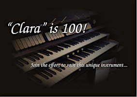 Imagem principal do evento "Clara" the organ reaches 100!